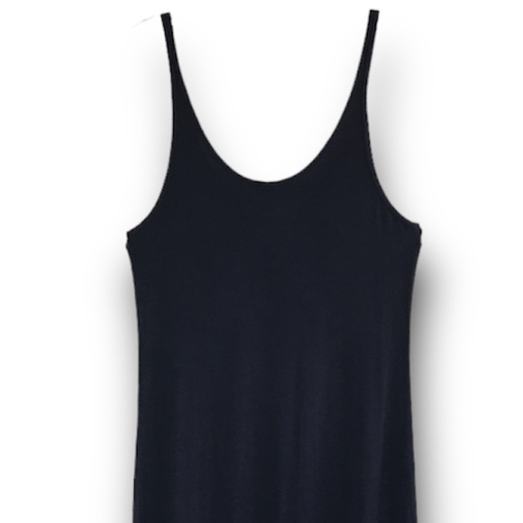 Aritzia Babaton Freddie Midi Maxi Tank Top Minimalist Dress In Black Size L - Picture 7 of 11